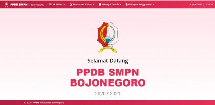 Info Hari ini terkait PPDB SMPN 1 Bojonegoro