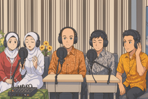 Kepala Dinas Pendidikan Ikuti Podcast Bersama Perserta Didik SMP Negeri 1 Bojonegoro