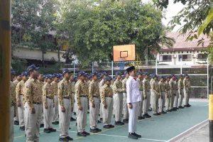 Apel penyematan tanda peserta Jambore Nasional ke – XII tahun 2026 pangkalan SMP Negeri 1 Bojonegoro
